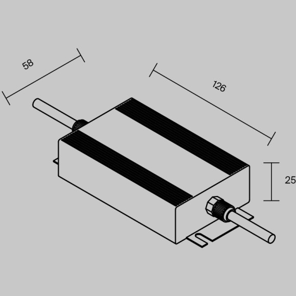 Блок питания (драйвер) Maytoni 24 Вольта 40 Ватт 822001 Блок питания (драйвер) Maytoni 24 Вольта 40 Ватт 822001