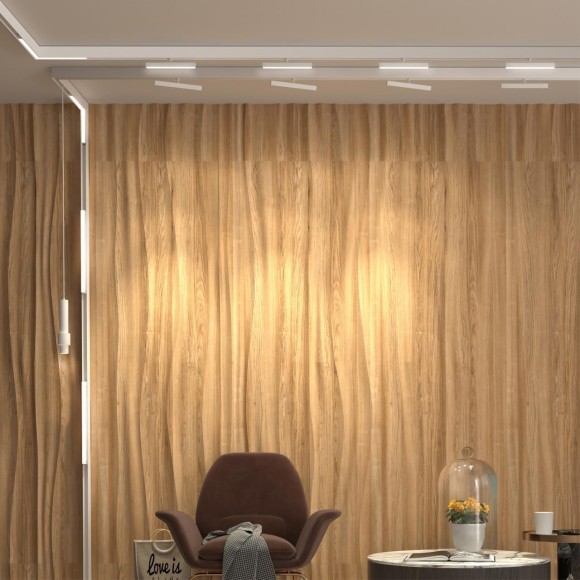 358607 Трековый светодиодный светильник Novotech Flum CRI90+ 4000К 1920Лм 100° 24W