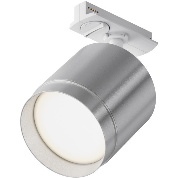 Однофазный двужильный трековый светильник Maytoni Unity TR088-1-GX53-S POLAR под сменную лампу GX53 Однофазный двужильный трековый светильник Maytoni Unity TR088-1-GX53-S POLAR под сменную лампу GX53