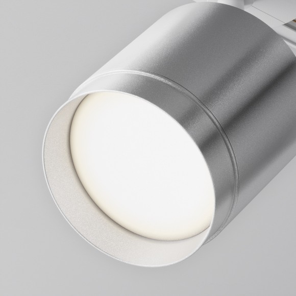 Однофазный двужильный трековый светильник Maytoni Unity TR088-1-GX53-S POLAR под сменную лампу GX53 Однофазный двужильный трековый светильник Maytoni Unity TR088-1-GX53-S POLAR под сменную лампу GX53