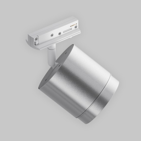 Однофазный двужильный трековый светильник Maytoni Unity TR088-1-GX53-S POLAR под сменную лампу GX53 Однофазный двужильный трековый светильник Maytoni Unity TR088-1-GX53-S POLAR под сменную лампу GX53