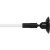 ST980.447.09 ST Luce CRI90 Светильник, LED, 4000K 700Lm, IP65, тросовая световая система неон черный/m 5м