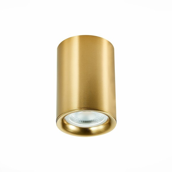 ST114.207.01 Светильник потолочный Золотистый GU10 1*50W IP20 L65xW65xH93 220V Без ламп Накладные светильники ST114.207.01 Светильник потолочный Золотистый GU10 1*50W IP20 L65xW65xH93 220V Без ламп Накладные светильники