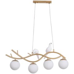 Подвесной светильник линейный Arte Lamp A3422SP-4GO ELTANIN под лампы 4xE14 60W Подвесной светильник линейный Arte Lamp A3422SP-4GO ELTANIN под лампы 4xE14 60W