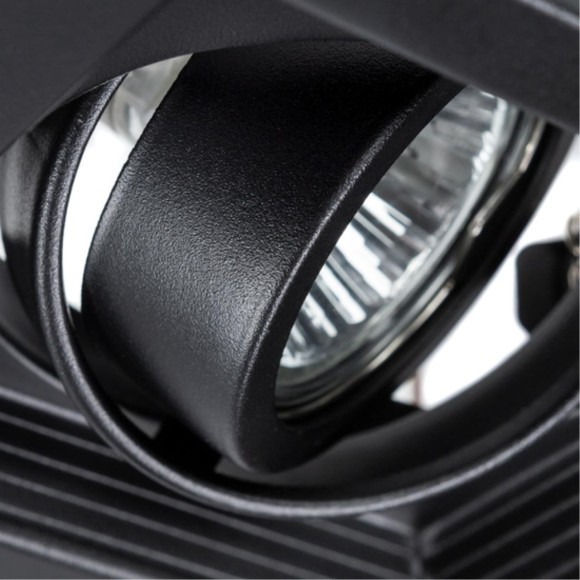 Встраиваемый светильник Arte Lamp A6661PL-1BK CANIS под лампу 1xGU10 50W Встраиваемый светильник Arte Lamp A6661PL-1BK CANIS под лампу 1xGU10 50W