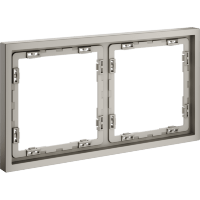 Рамка пластиковая VOLTUM S70 на 2 поста, (кашемир)