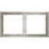 Рамка пластиковая VOLTUM S70 на 2 поста, (кашемир)
