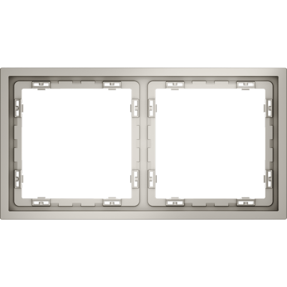Рамка пластиковая VOLTUM S70 на 2 поста, (кашемир)