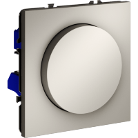 Светорегулятор встраиваемый VOLTUM S70 поворотно-нажимной 600 Вт, (кашемир)