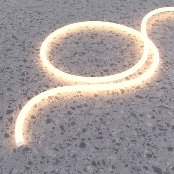 Гибкий неон Nemo D18 24В 14,4Вт/м 3000К IP65 5м 201146