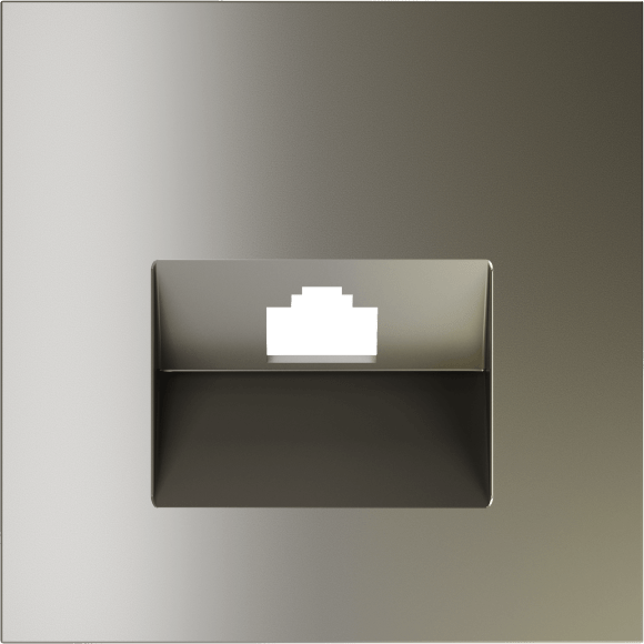 Накладка для розетки компьютерной RJ45 кат.6, S70 (шелк)