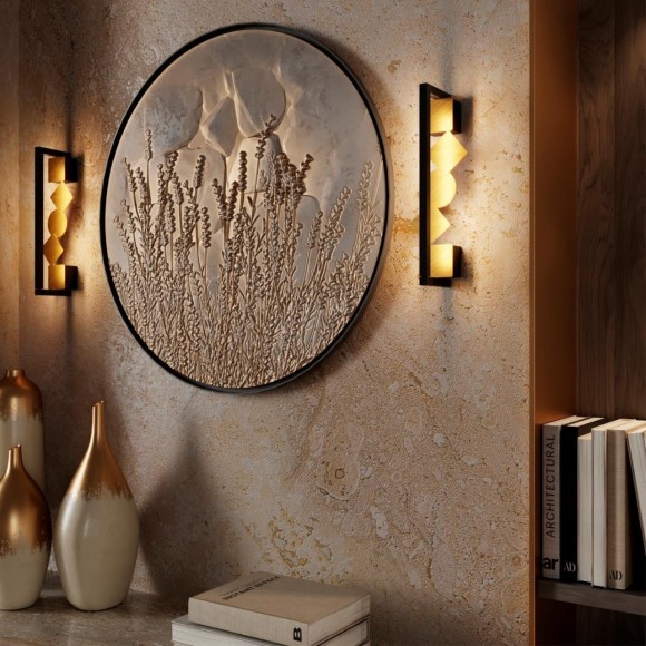 6691/7WL HIGHTECH ODL_EX24 017 Настенный светильник черный/.бронза браширов./металл/акрил поворотный на 360° IP20 LED 7W 184Лм 3000K GEOS 6691/7WL HIGHTECH ODL_EX24 017 Настенный светильник черный/.бронза браширов./металл/акрил поворотный на 360° IP20 LED 7W 184Лм 3000K GEOS