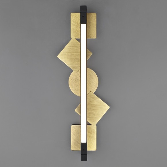 6691/7WL HIGHTECH ODL_EX24 017 Настенный светильник черный/.бронза браширов./металл/акрил поворотный на 360° IP20 LED 7W 184Лм 3000K GEOS 6691/7WL HIGHTECH ODL_EX24 017 Настенный светильник черный/.бронза браширов./металл/акрил поворотный на 360° IP20 LED 7W 184Лм 3000K GEOS