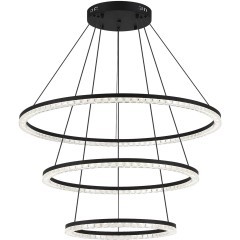 SL1018.403.03 Светильник подвесной ST-Luce черный/прозрачный LED 3*130W 4000K EUCLIDICS SL1018.403.03 Светильник подвесной ST-Luce черный/прозрачный LED 3*130W 4000K EUCLIDICS