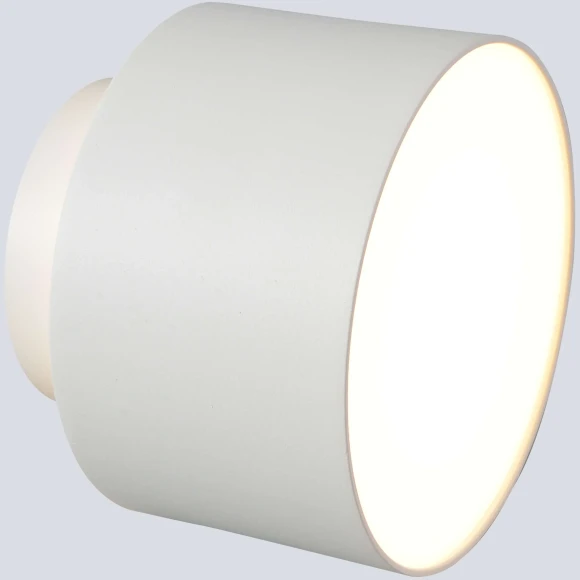 Crystal Lux CLT 085C WH 1400/591 Потолочный накладной LED светильник теплого света, белый матовый металл, белый матовый рассеиватель, технический минималистичный, свет вверх и вниз, 6+16Вт, 3000К 1360Лм CRI95 120° IP20 220V