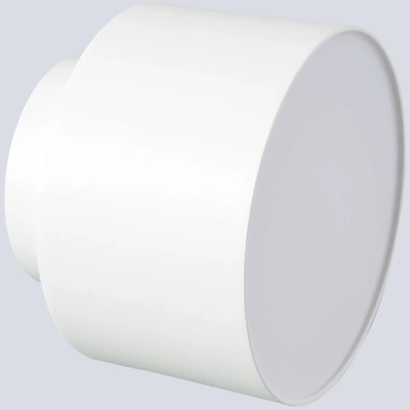 Crystal Lux CLT 085C WH 1400/591 Потолочный накладной LED светильник теплого света, белый матовый металл, белый матовый рассеиватель, технический минималистичный, свет вверх и вниз, 6+16Вт, 3000К 1360Лм CRI95 120° IP20 220V
