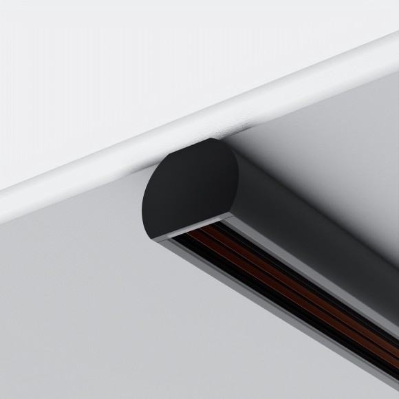 Комплект из 2 боковых заглушек для подвесного скругленного шинопровода Maytoni Exility TRAM034EC-R-41B