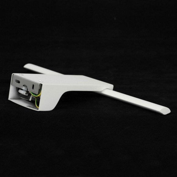 SY3027 Lussole BIBB Белое настенное бра, LED 8 Вт, 3000 К, световой поток 720 Лм, металлический корпус, удаление от стены 180 мм