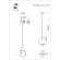 SL6107.213.01 Светильник подвесной ST-Luce Золотистый/Белый Золотистый LED 1*12W 3000K Eclisse