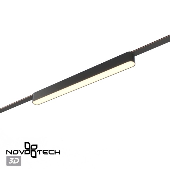 359463 Трековый ременный светодиодный SMART светильник c доп. механическим перекл. цветности Novotech EASY CRI90+ 3000-6000К 660Лм 110° 18W TUYA, Алиса, Wi-Fi