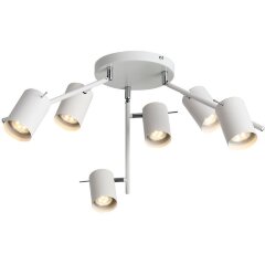 SL597.502.06 Светильник потолочный ST-Luce Белый/Белый GU10 6*7W Потолочные светильники SL597.502.06 Светильник потолочный ST-Luce Белый/Белый GU10 6*7W Потолочные светильники