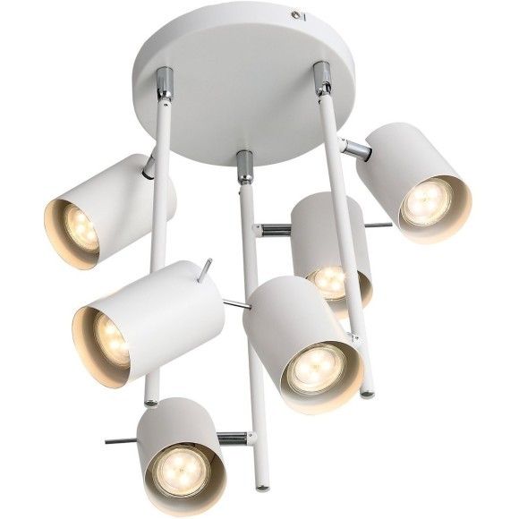 SL597.502.06 Светильник потолочный ST-Luce Белый/Белый GU10 6*7W Потолочные светильники