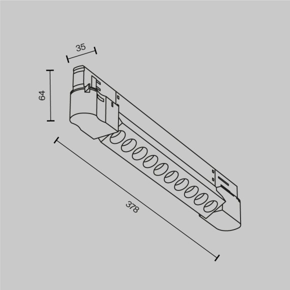 Трековый светильник Technical TR195-3-10W2.7K-M-W Трековый светильник Technical TR195-3-10W2.7K-M-W