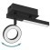 900513 Спот CARDILLIO 2, LED 1X3,2W, 400lm, LED 1X2,2W, 240lm, L225, B65, H165, сталь, черный/пластик, матовый
