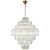 10579/800 Clear Loft It CELEBRATION Подвесная люстра, бронзовое металлическое основание, прозрачные стеклянные плафоны, 27 x E14, IP20