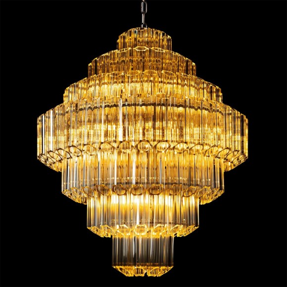 10579/800 Clear Loft It CELEBRATION Подвесная люстра, бронзовое металлическое основание, прозрачные стеклянные плафоны, 27 x E14, IP20