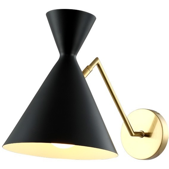 Бра Crystal Lux JOVEN AP1 GOLD/BLACK