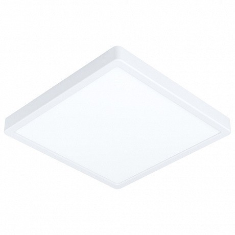 99238 Светодиодный накладной светильник FUEVA 5, 20W (LED), 285х285, H28, 2300lm, 3000K, сталь, белый/