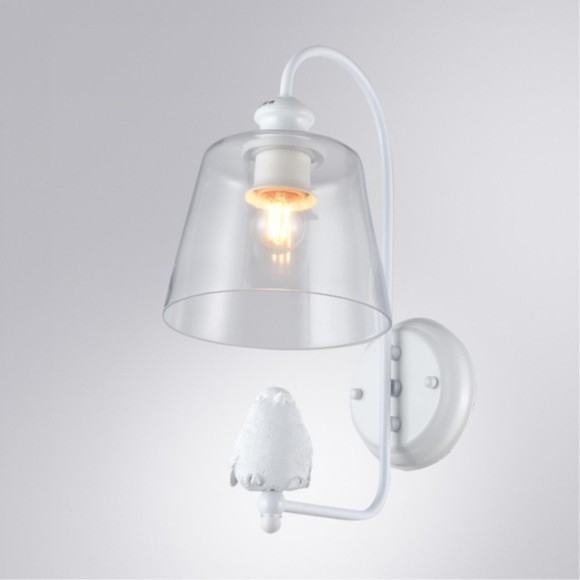 Бра Arte Lamp A4289AP-1WH PASSERO под лампу 1xE27 40W Бра Arte Lamp A4289AP-1WH PASSERO под лампу 1xE27 40W