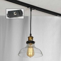 Однофазный двужильный трековый светильник Lussole LSP-9606-TAB GLEN COVE под сменную лампу Е27