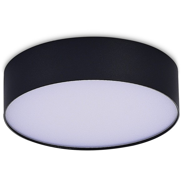 ST606.432.27 Светильник потолочный Черный LED 1*27W 3000K 2 430Lm Ra90 120° IP20 D220xH55 185-265V Накладные светильники ST606.432.27 Светильник потолочный Черный LED 1*27W 3000K 2 430Lm Ra90 120° IP20 D220xH55 185-265V Накладные светильники