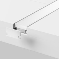 Maytoni ALM-1908-S-2M 636007 Алюминиевый 2м профиль усиленной конструкции встраиваемый в пол со световой линией 16мм