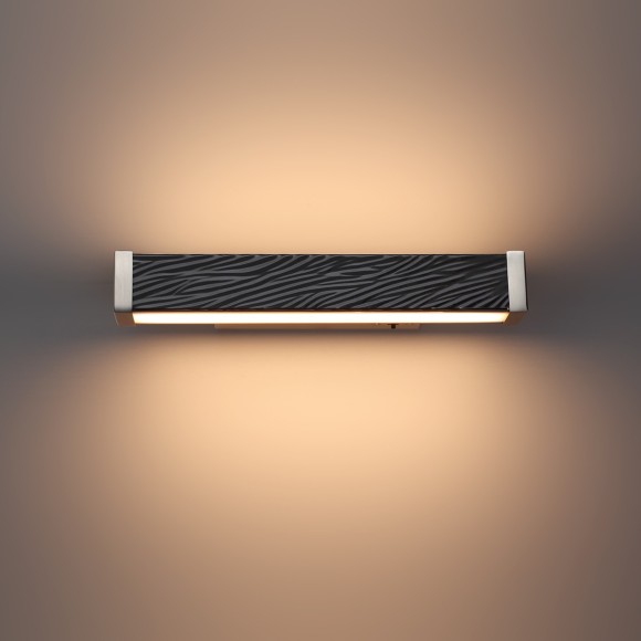 Настенный светильник с выкл. LED x 10W 2000К/3000K/4000K/переключ. RIVERA 5451/10WLB