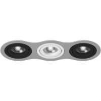 Встраиваемый светильник Lightstar i639070607 Intero 16 под лампы 3xGU10 150W