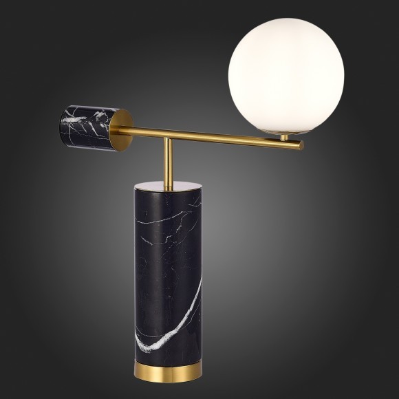 SL1008.404.01 Прикроватная лампа ST-Luce Латунь,Черный/Белый G9 1*5W DANESE