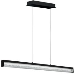 900895 Подвес CARDITO 1, 6X6W(LED), 3420lm, L1000, B80, H1100, алюминий, сталь, черный/стекло, кристаллы, прозрачный