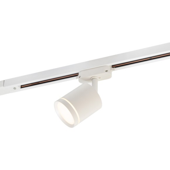 Однофазный двужильный светодиодный трековый светильник Denkirs DK6401-WH SOLID Ribe 3200К 630Лм CRI90+ 120° 5Вт Однофазный двужильный светодиодный трековый светильник Denkirs DK6401-WH SOLID Ribe 3200К 630Лм CRI90+ 120° 5Вт