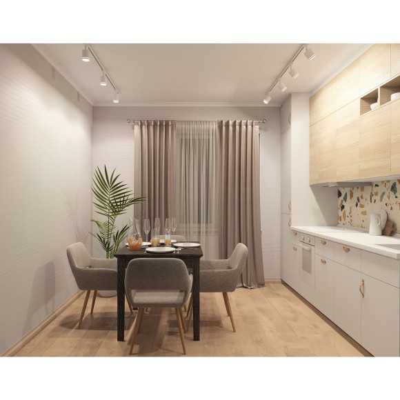 Однофазный двужильный светодиодный трековый светильник Denkirs DK6401-WH SOLID Ribe 3200К 630Лм CRI90+ 120° 5Вт Однофазный двужильный светодиодный трековый светильник Denkirs DK6401-WH SOLID Ribe 3200К 630Лм CRI90+ 120° 5Вт