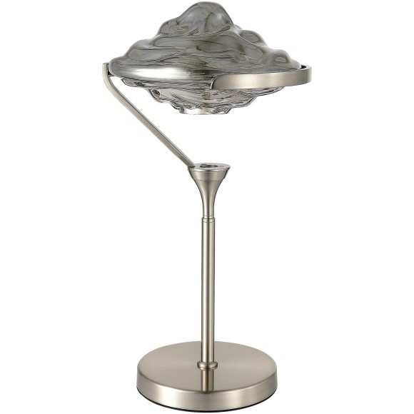 SL6115.104.01 Прикроватная лампа ST-Luce Никель/Дымчато-Серый LED 1*19W 3000K AMARA