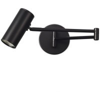 SLE201041-01 Светильник настенный Черный/Черный GU10 LED 1*5W 4000K ZOOM