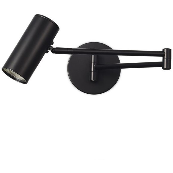 SLE201041-01 Светильник настенный Черный/Черный GU10 LED 1*5W 4000K ZOOM