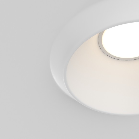 Встраиваемый светильник Maytoni Gyps Modern GU10 10Вт DL124-GU10-01-TRS-W