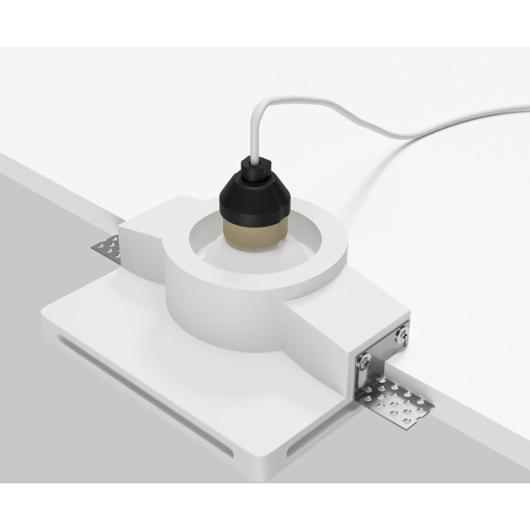 Встраиваемый светильник Maytoni Gyps Modern GU10 10Вт DL124-GU10-01-TRS-W