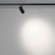 Novotech SELENE 359915 Трековый поворотный LED-светильник спот направленного света для однофазной трехжильной системы EXPERT, 15Вт, 842Лм, 4000К, угол 36°, CRI90, UGR19, 220В, IP20, черный матовый алюминий, длина 120 мм, ширина 55 мм, высота 87 мм