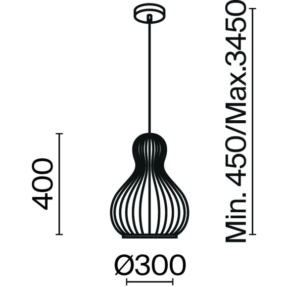 Подвесной светильник Maytoni MOD192PL-01W1