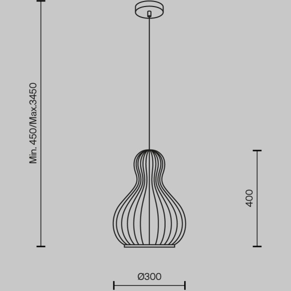 Подвесной светильник Maytoni MOD192PL-01W1